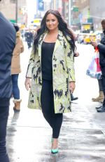 DEMI LOVATO Arrives at SiriusXM Studios in New York 03/22/2018
