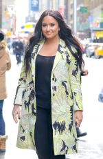 DEMI LOVATO Arrives at SiriusXM Studios in New York 03/22/2018
