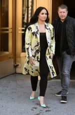 DEMI LOVATO Arrives at Z100 Radio in New York 03/22/2018