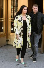 DEMI LOVATO Arrives at Z100 Radio in New York 03/22/2018