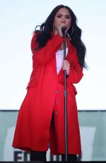 DEMI LOVATO at March for Our Lives in Washington, D.C. 03/24/2018