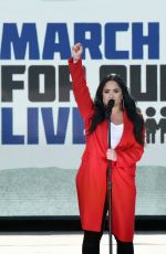 DEMI LOVATO at March for Our Lives in Washington, D.C. 03/24/2018