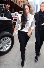 DEMI LOVATO leaves Her Hotel in New York 03/16/2018