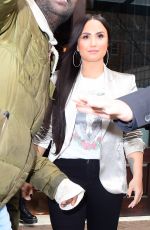 DEMI LOVATO leaves Her Hotel in New York 03/16/2018
