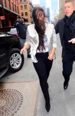 DEMI LOVATO leaves Her Hotel in New York 03/16/2018