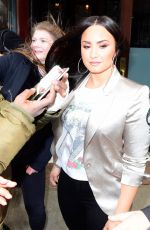 DEMI LOVATO leaves Her Hotel in New York 03/16/2018