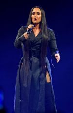 DEMI LOVATO Performs at Her Tell Me You Love Me Tour at American Airlines Arena in Miami 03/30/2018