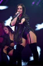 DEMI LOVATO Performs at Her Tell Me You Love Me Tour at American Airlines Arena in Miami 03/30/2018