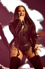 DEMI LOVATO Performs at Her Tell Me You Love Me Tour in San Jose 02/28/2018