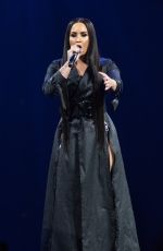 DEMI LOVATO Performs at Her Tell Me You Love Me World Tour in New York 03/16/2018