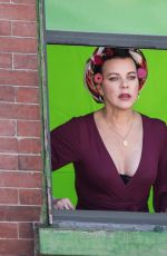 DEMI MAZAR on the Set of Younger in New York 03/26/2018