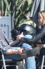 DENISE RICHARDS Out with Her Boyfriend in Malibu 03/252018