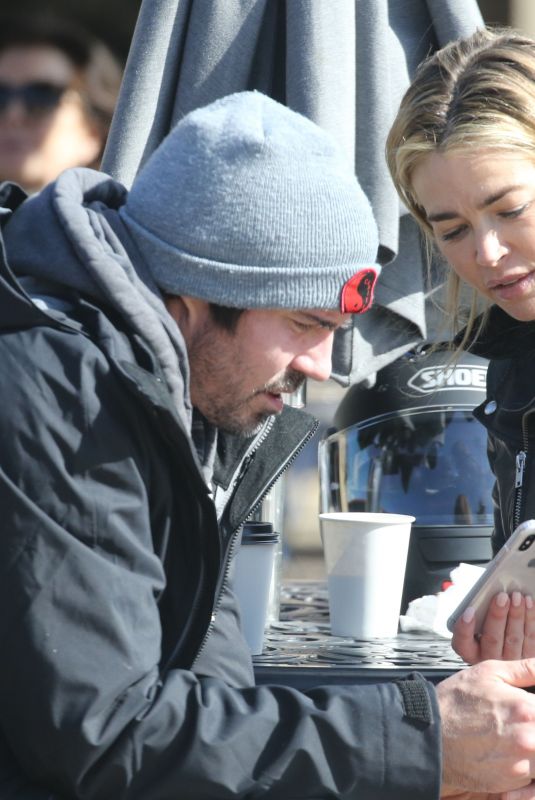DENISE RICHARDS Out with Her Boyfriend in Malibu 03/252018
