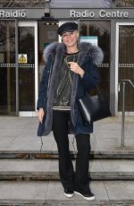 DENISE VAN OUTEL Leaves RTE Studios in Dublin 03/23/2018