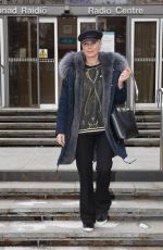 DENISE VAN OUTEL Leaves RTE Studios in Dublin 03/23/2018