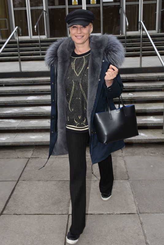 DENISE VAN OUTEL Leaves RTE Studios in Dublin 03/23/2018