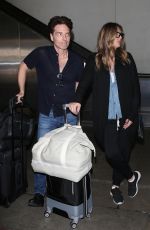 DIASY FUENTES and Richard Marx at LAX Airport in Los Angeles 03/21/2018