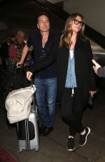 DIASY FUENTES and Richard Marx at LAX Airport in Los Angeles 03/21/2018