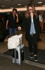 DIASY FUENTES and Richard Marx at LAX Airport in Los Angeles 03/21/2018