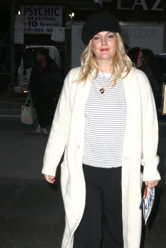 DREW BARRYMORE Arrives at Today Show in New York 03/20/2018