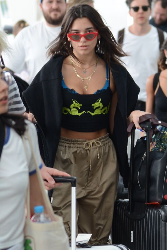 DUA LIPA Arrives at Airport in Sydney 03/25/2018