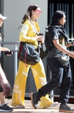 DUA LIPA Leaves Her Hotel in Perth 03/30/2018