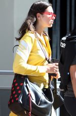 DUA LIPA Leaves Her Hotel in Perth 03/30/2018