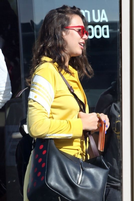 DUA LIPA Leaves Her Hotel in Perth 03/30/2018