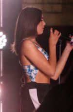 DUA LIPA Performs at Nova Red Room at Camfield in Perth 03/27/2018