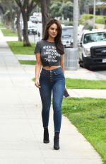 EIZA GONZALEZ in Skinny Jeans Out in Beverly Hills 03/20/2018