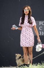 EIZA GONZALEZ Walks Her Dogs in Los Angeles 03/26/2018