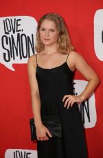 ELIZA SCANLEN at Love, Simon Premiere in Sydney 03/18/2018