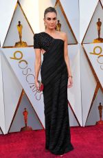 ELIZABETH CHAMBERS at 90th Annual Academy Awards in Hollywood 03/04/2018