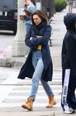 ELIZABETH OLSEN in Jeans Out in Los Angeles 03/10/2018