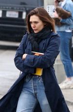 ELIZABETH OLSEN in Jeans Out in Los Angeles 03/10/2018