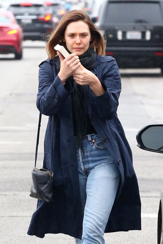 ELIZABETH OLSEN in Jeans Out in Los Angeles 03/10/2018