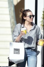 ELIZABETH OLSEN Out for Coffee in Los Angeles 03/28/2018