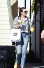ELIZABETH OLSEN Out for Coffee in Los Angeles 03/28/2018