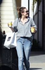 ELIZABETH OLSEN Out for Coffee in Los Angeles 03/28/2018