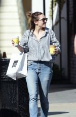ELIZABETH OLSEN Out for Coffee in Los Angeles 03/28/2018