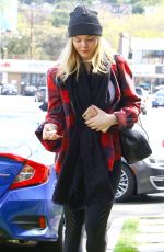 ELLE FANNING Arrives at Fitness Studio in Studio City 03/01/2018