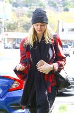 ELLE FANNING Arrives at Fitness Studio in Studio City 03/01/2018