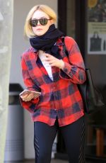 ELLE FANNING Arrives at Fitness Studio in Studio City 03/01/2018
