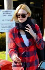 ELLE FANNING Arrives at Fitness Studio in Studio City 03/01/2018