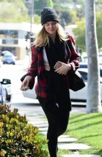 ELLE FANNING at a Fitness Studio in Studio City 03/01/2018