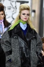ELLE FANNING at Runway Show at Miu Miu Fashion Show in Paris 03/06/2018