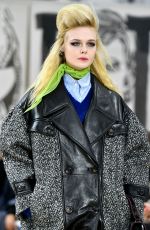 ELLE FANNING at Runway Show at Miu Miu Fashion Show in Paris 03/06/2018