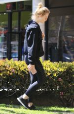 ELLE FANNING Heading to a Gym in Los Angeles 02/28/2018
