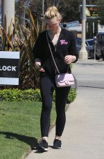ELLE FANNING Heading to a Gym in Los Angeles 02/28/2018