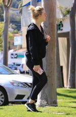 ELLE FANNING Heading to a Gym in Los Angeles 02/28/2018